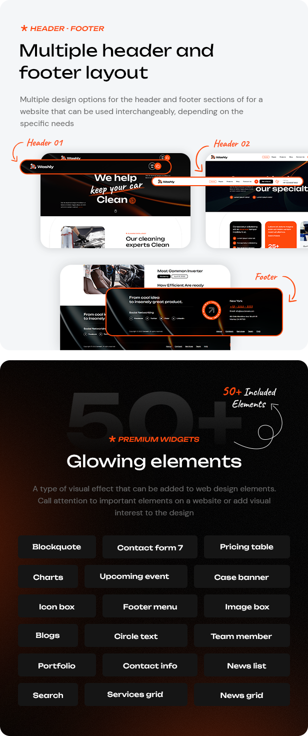 Car Washing Service WordPress Theme